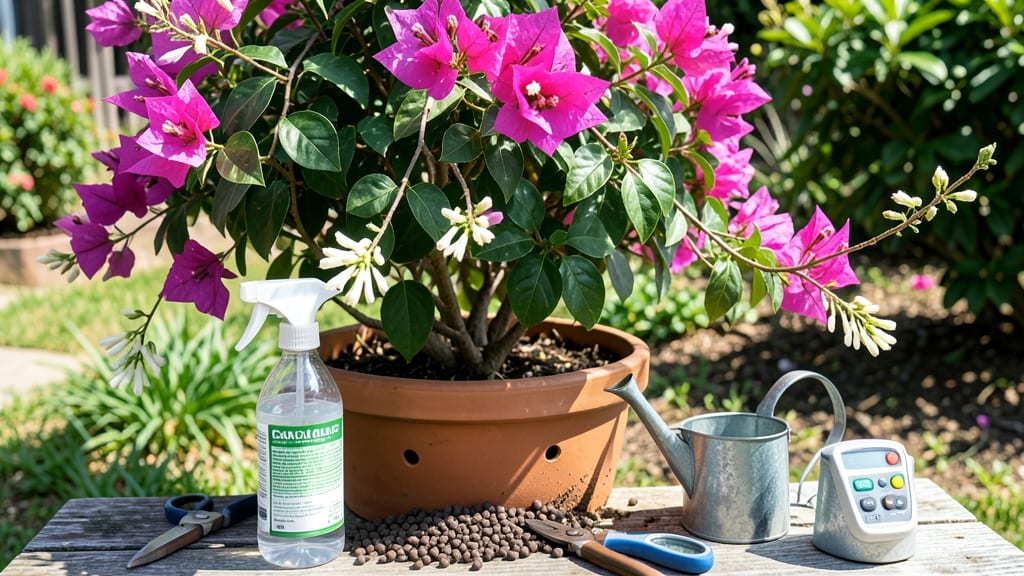 How to Make Bougainvillea Bloom in Pots: Sun-Seeking Secrets for Vibrant Color Year-Round