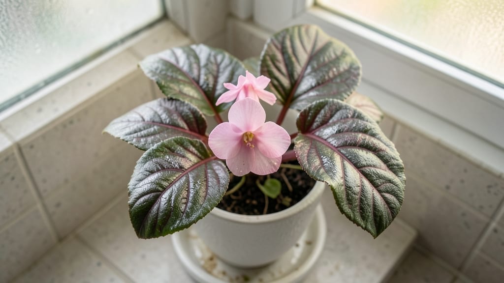 Begonia Rex Shows Off Striking Foliage and Flowers