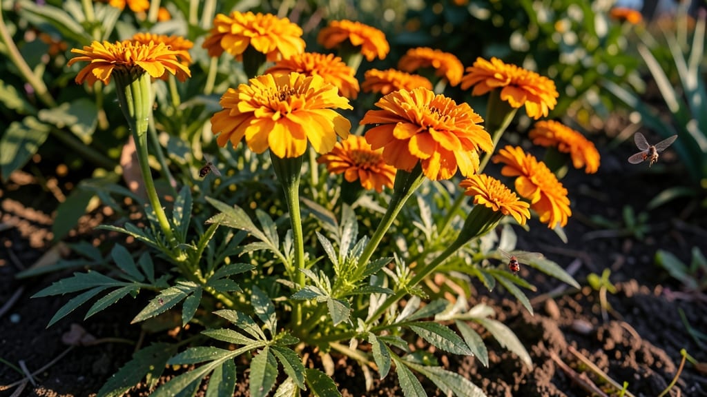 Marigolds (Tagetes) for Pest-Repelling Gold