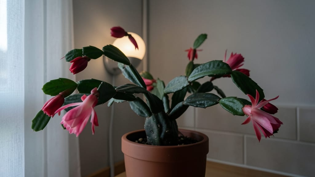 Christmas Cactus Blooms Without Direct Sun