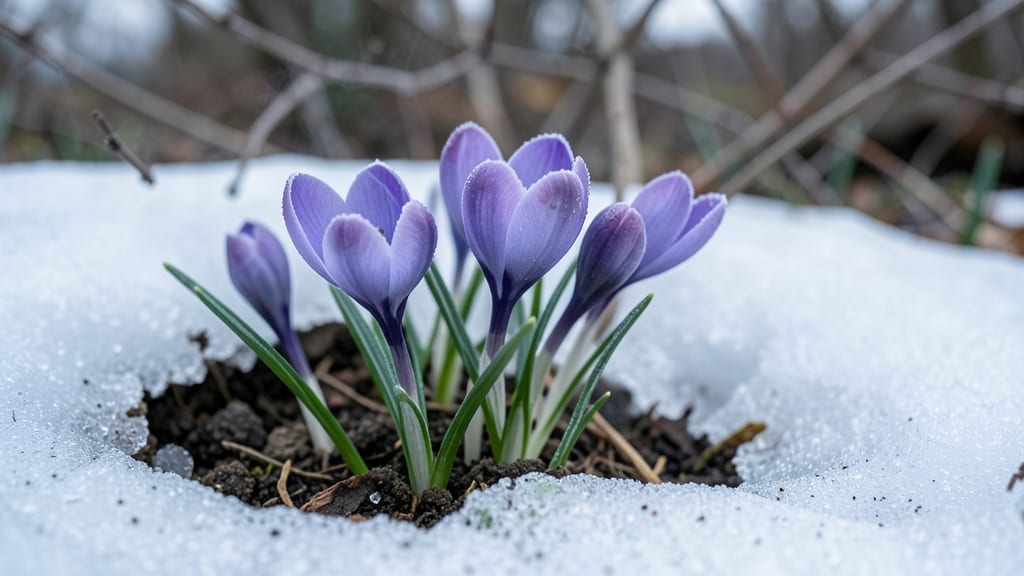 Crocus: Tiny Purple Delights