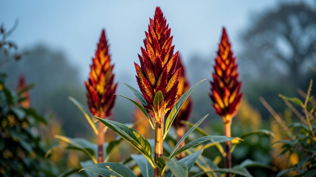 Celosia (Cockscomb) for Fiery Vertical Accents