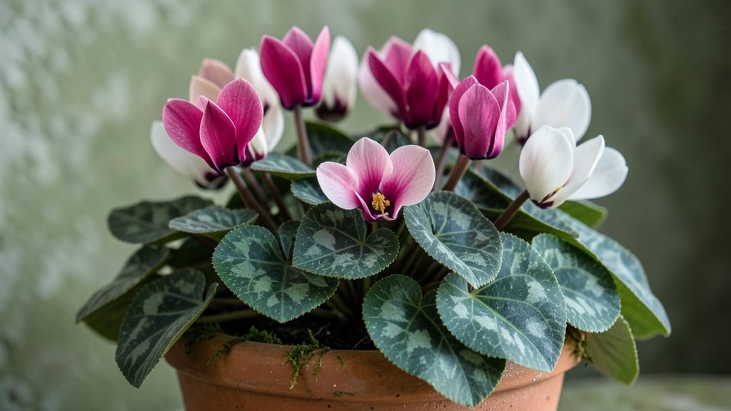 Cyclamen for Indoor-Outdoor Winter Color