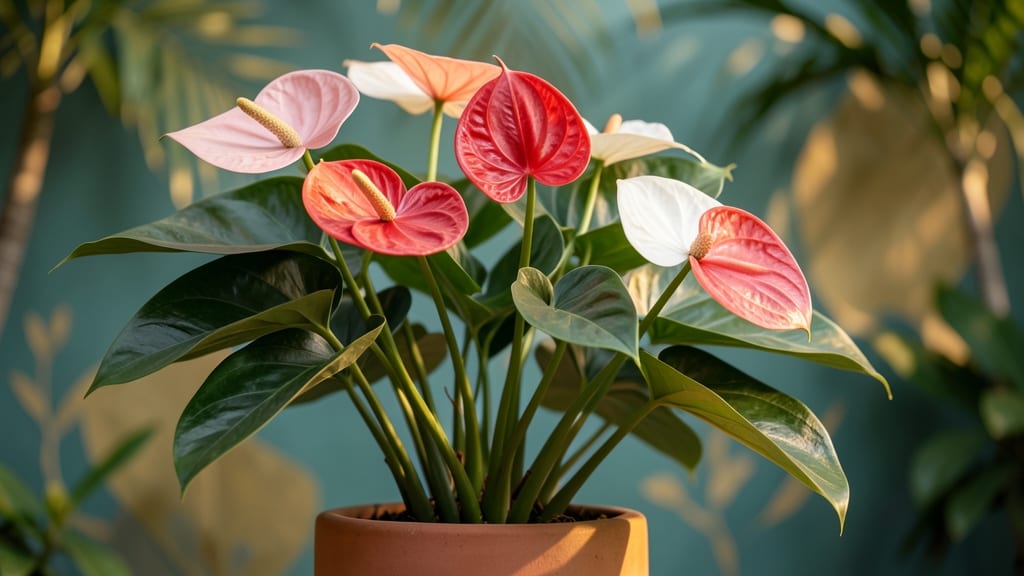 Anthurium Produces Heart-Shaped Blooms Year-Round