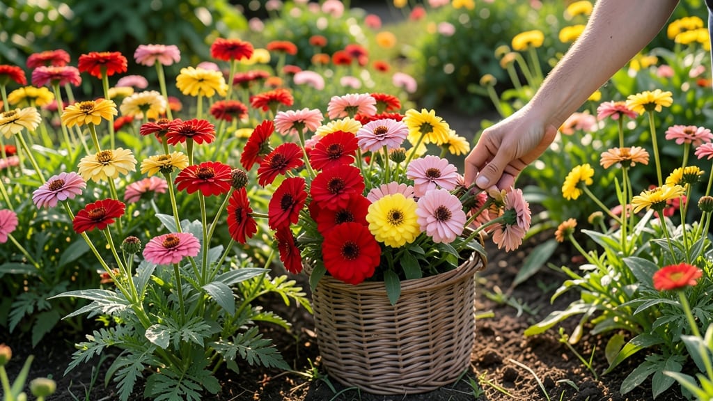 Zinnias for Cut Flower Arrangements