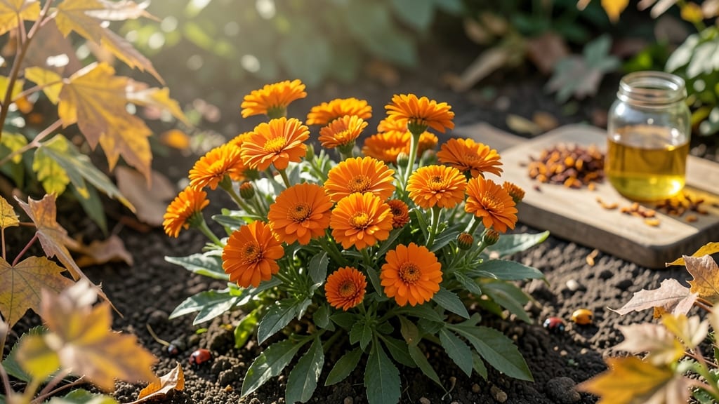 Calendula (Pot Marigold) for Healing Orange Beauty