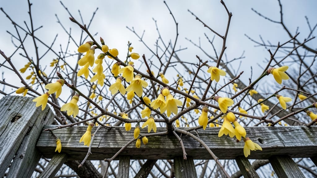 Winter Jasmine (Jasminum nudiflorum)