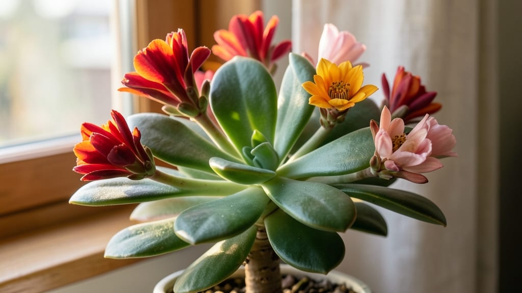 Kalanchoe Blooms Brightly Without Sunlight