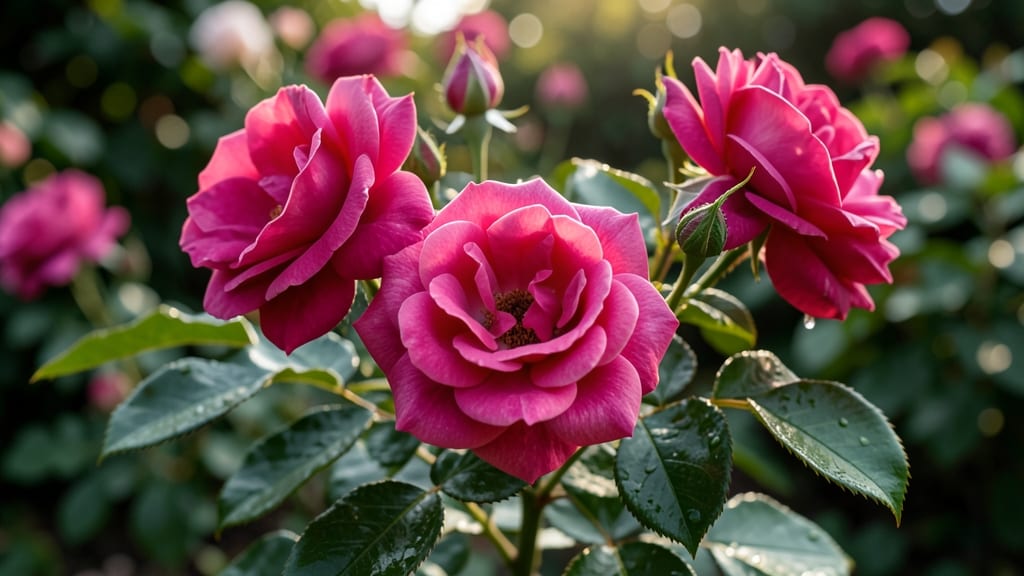 Bonica Floribunda Rose