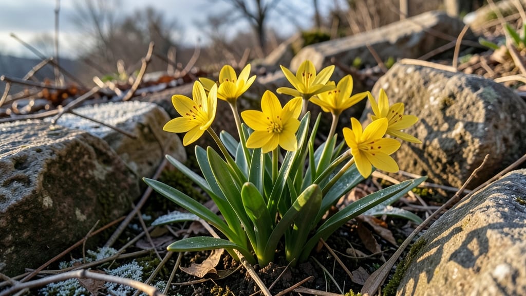 Winter Aconite: Golden Star Flowers