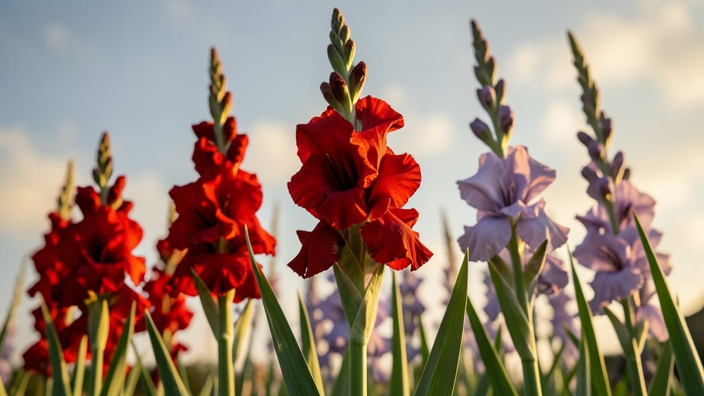 Gladiolus for Dramatic Vertical Impact